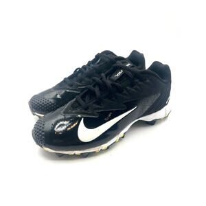 Boys Nike Vapor Baseball Cleats Black And White Size 4Y